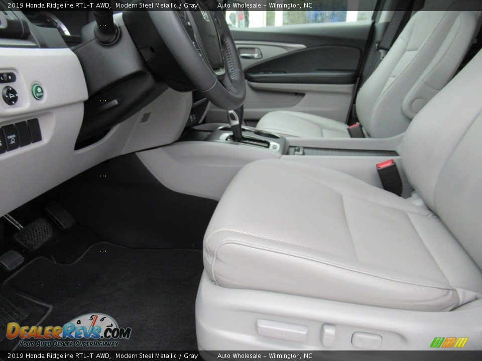 2019 Honda Ridgeline RTL-T AWD Modern Steel Metallic / Gray Photo #9
