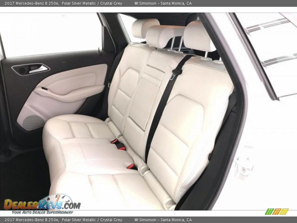 2017 Mercedes-Benz B 250e Polar Silver Metallic / Crystal Grey Photo #15