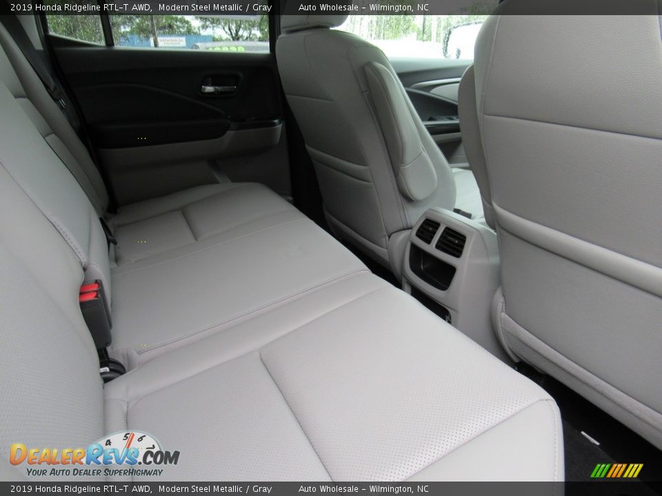 2019 Honda Ridgeline RTL-T AWD Modern Steel Metallic / Gray Photo #12