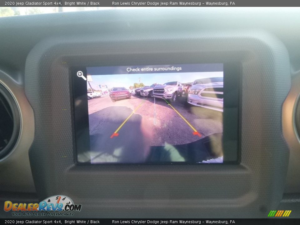 2020 Jeep Gladiator Sport 4x4 Bright White / Black Photo #18