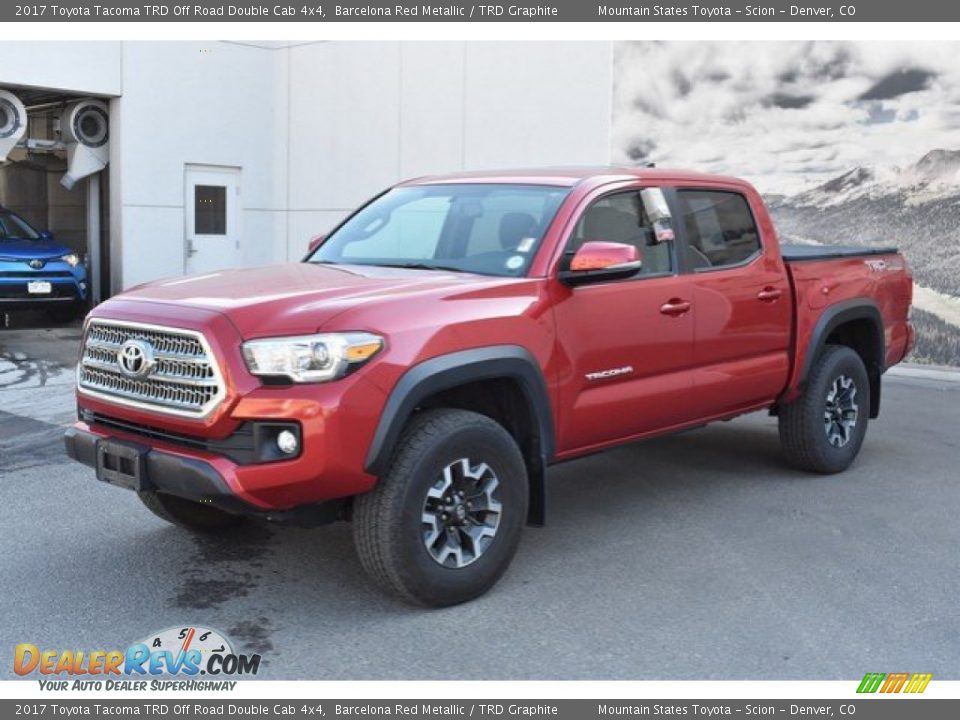 2017 Toyota Tacoma TRD Off Road Double Cab 4x4 Barcelona Red Metallic / TRD Graphite Photo #2
