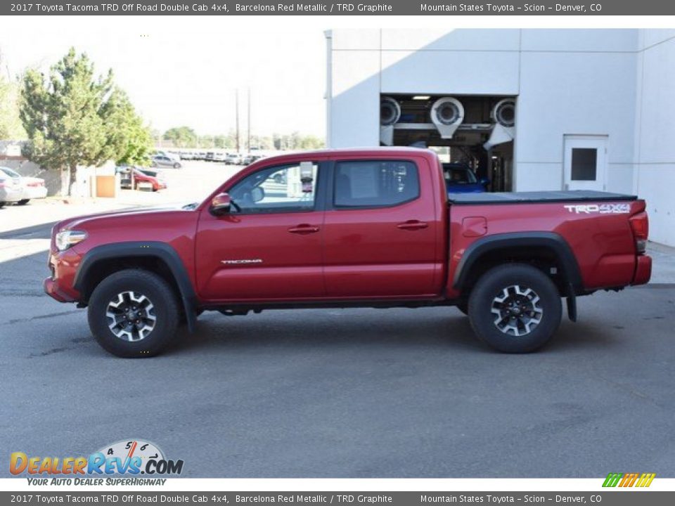 2017 Toyota Tacoma TRD Off Road Double Cab 4x4 Barcelona Red Metallic / TRD Graphite Photo #3