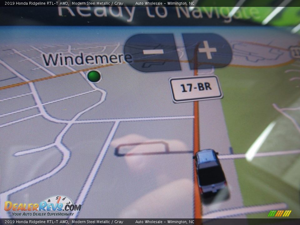 2019 Honda Ridgeline RTL-T AWD Modern Steel Metallic / Gray Photo #16