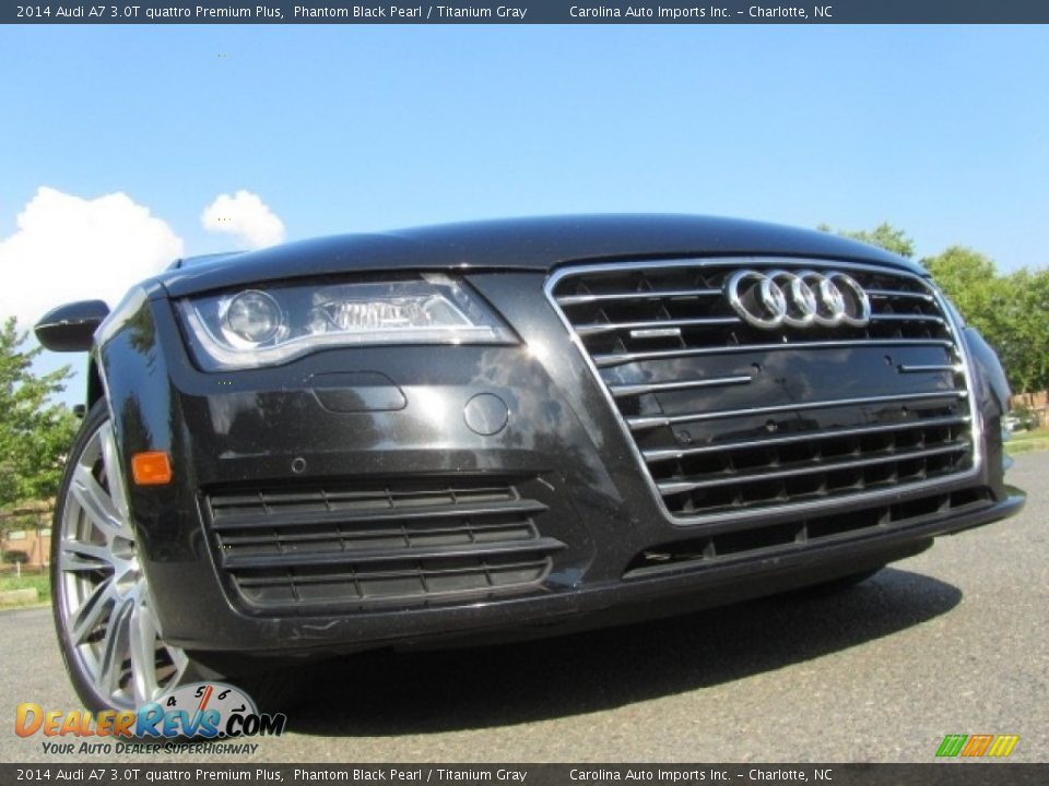 2014 Audi A7 3.0T quattro Premium Plus Phantom Black Pearl / Titanium Gray Photo #1