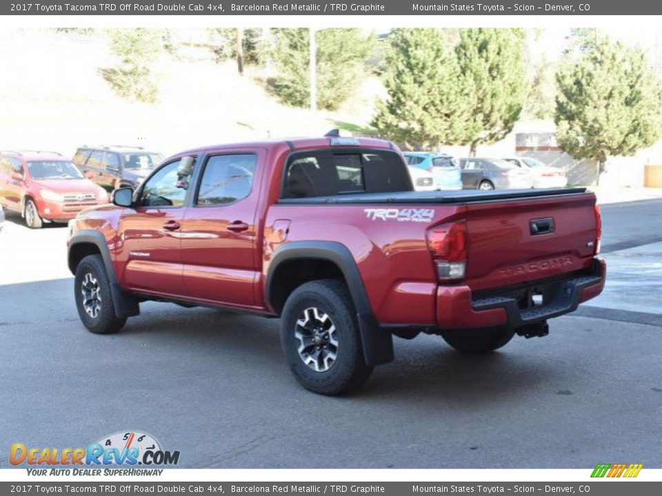 2017 Toyota Tacoma TRD Off Road Double Cab 4x4 Barcelona Red Metallic / TRD Graphite Photo #4
