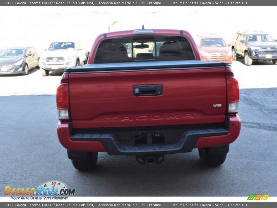 2017 Toyota Tacoma TRD Off Road Double Cab 4x4 Barcelona Red Metallic / TRD Graphite Photo #5