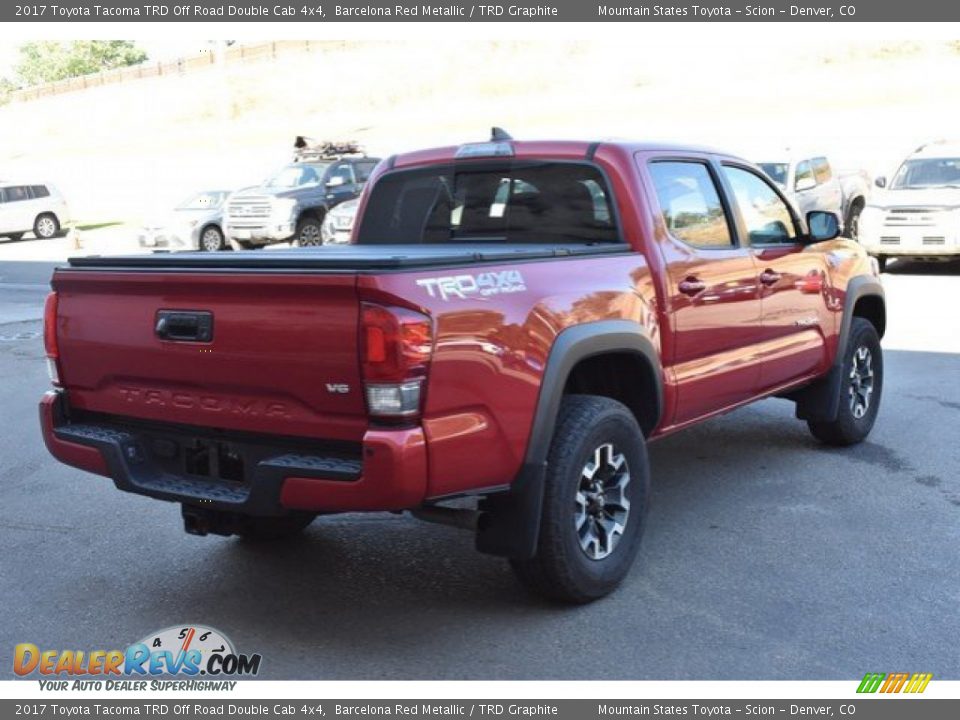 2017 Toyota Tacoma TRD Off Road Double Cab 4x4 Barcelona Red Metallic / TRD Graphite Photo #6