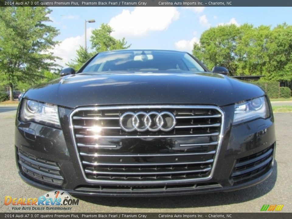 2014 Audi A7 3.0T quattro Premium Plus Phantom Black Pearl / Titanium Gray Photo #4