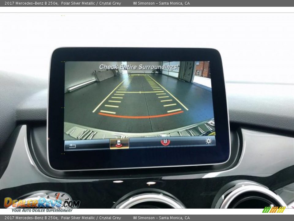 2017 Mercedes-Benz B 250e Polar Silver Metallic / Crystal Grey Photo #21