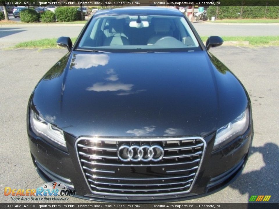 2014 Audi A7 3.0T quattro Premium Plus Phantom Black Pearl / Titanium Gray Photo #5