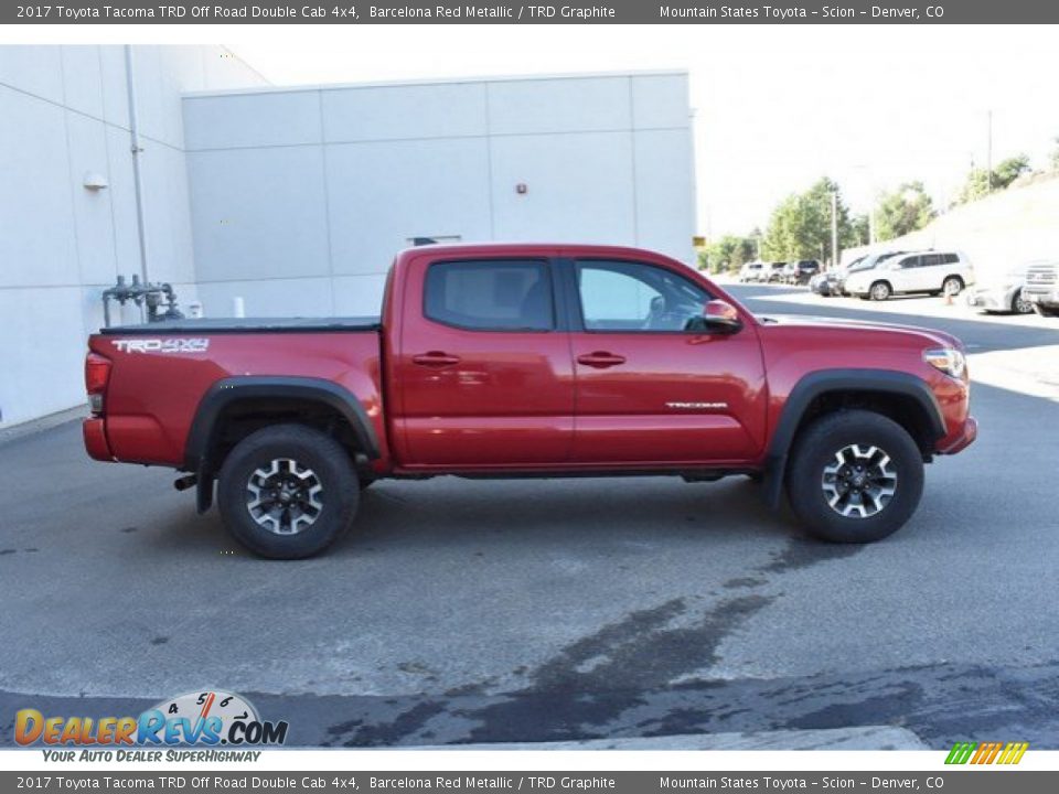 2017 Toyota Tacoma TRD Off Road Double Cab 4x4 Barcelona Red Metallic / TRD Graphite Photo #7
