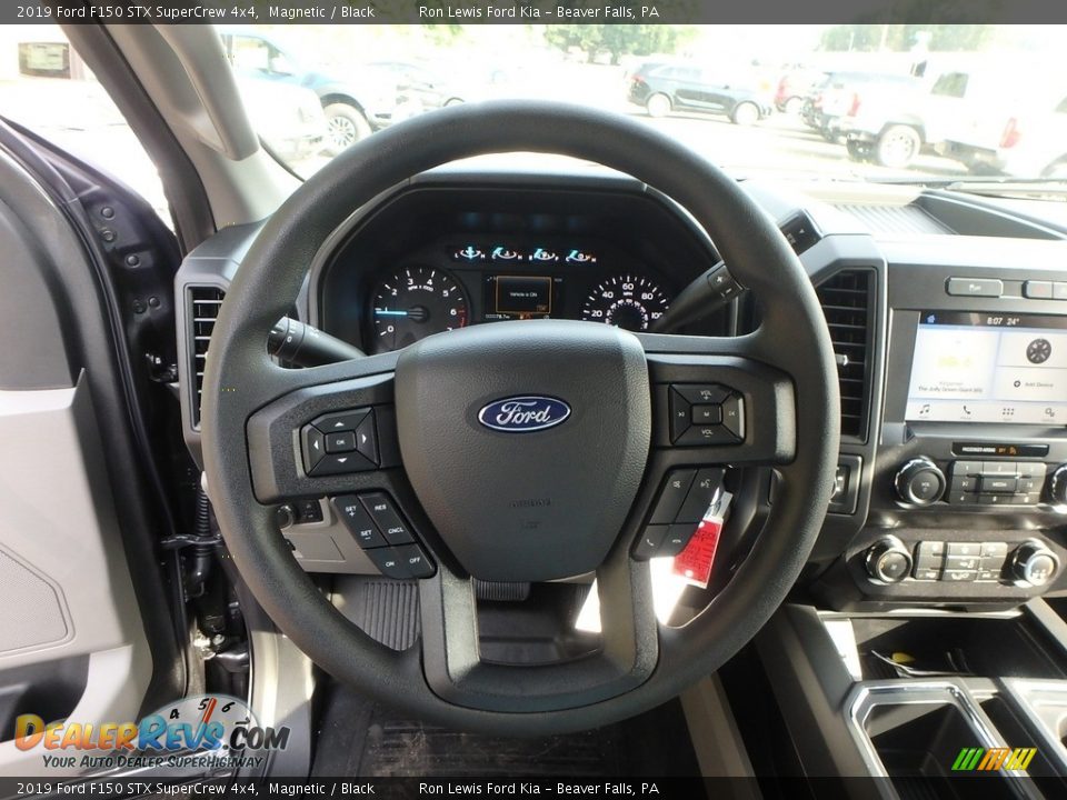 2019 Ford F150 STX SuperCrew 4x4 Magnetic / Black Photo #16