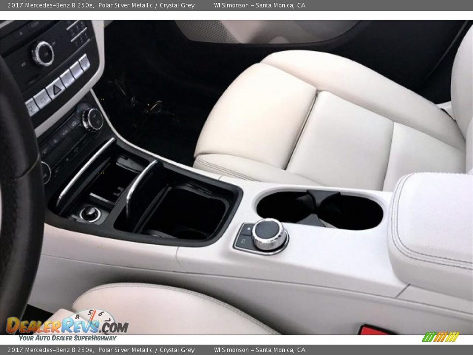 2017 Mercedes-Benz B 250e Polar Silver Metallic / Crystal Grey Photo #23