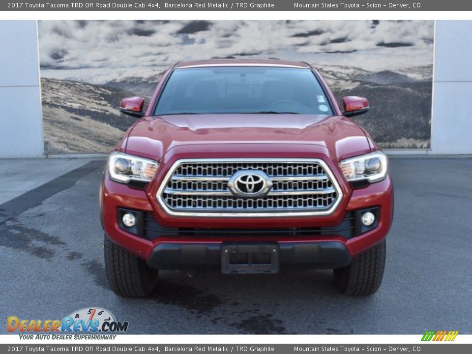 2017 Toyota Tacoma TRD Off Road Double Cab 4x4 Barcelona Red Metallic / TRD Graphite Photo #8