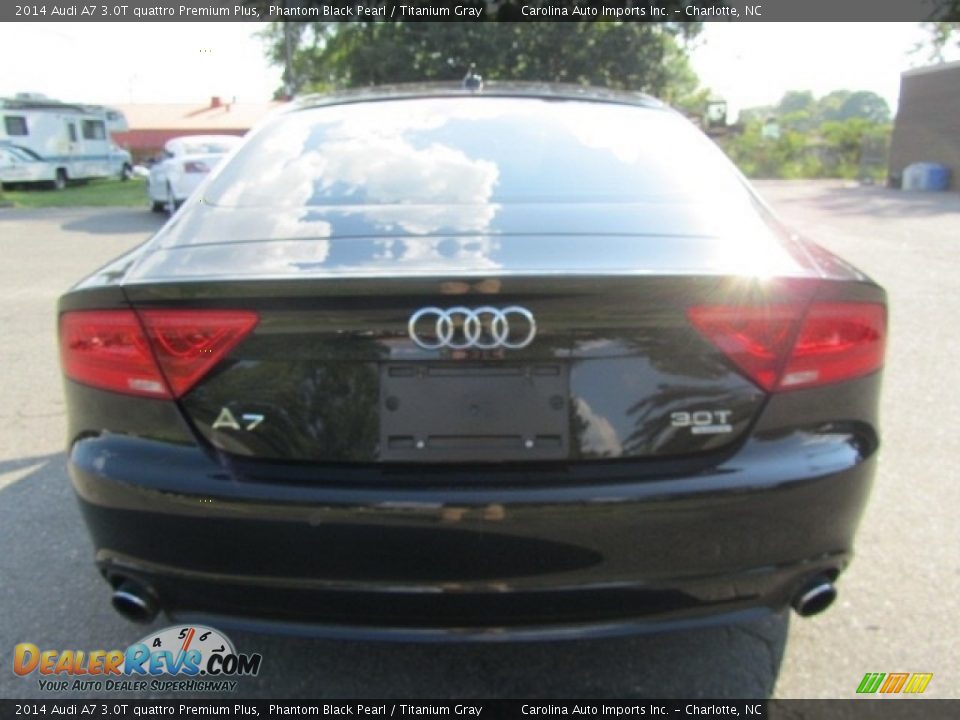 2014 Audi A7 3.0T quattro Premium Plus Phantom Black Pearl / Titanium Gray Photo #9