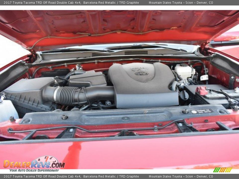 2017 Toyota Tacoma TRD Off Road Double Cab 4x4 Barcelona Red Metallic / TRD Graphite Photo #9