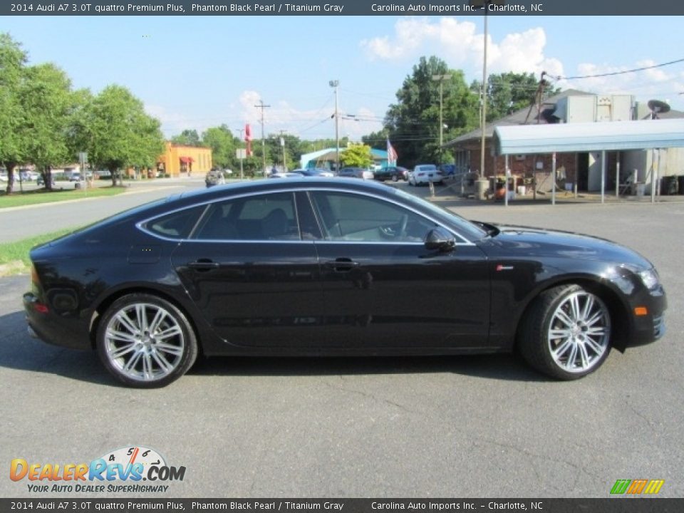 2014 Audi A7 3.0T quattro Premium Plus Phantom Black Pearl / Titanium Gray Photo #11