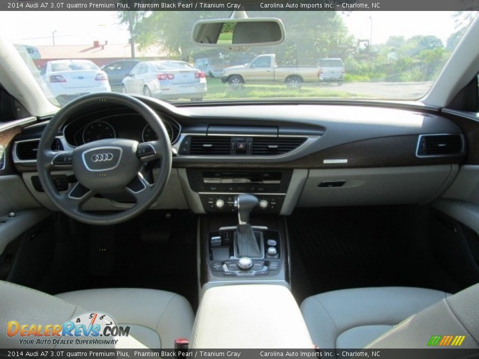 2014 Audi A7 3.0T quattro Premium Plus Phantom Black Pearl / Titanium Gray Photo #13