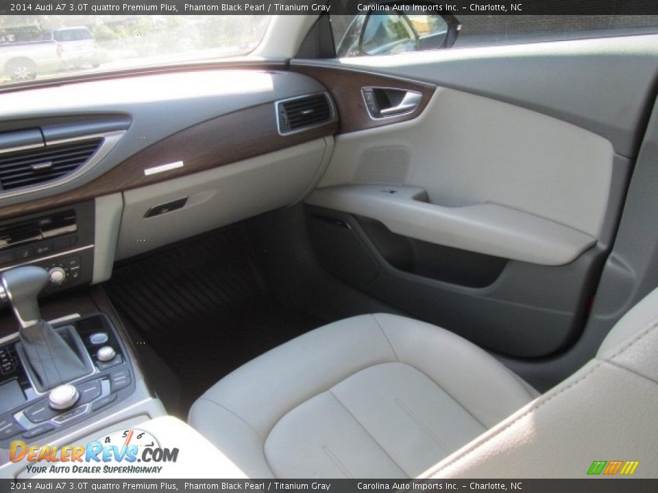 2014 Audi A7 3.0T quattro Premium Plus Phantom Black Pearl / Titanium Gray Photo #14