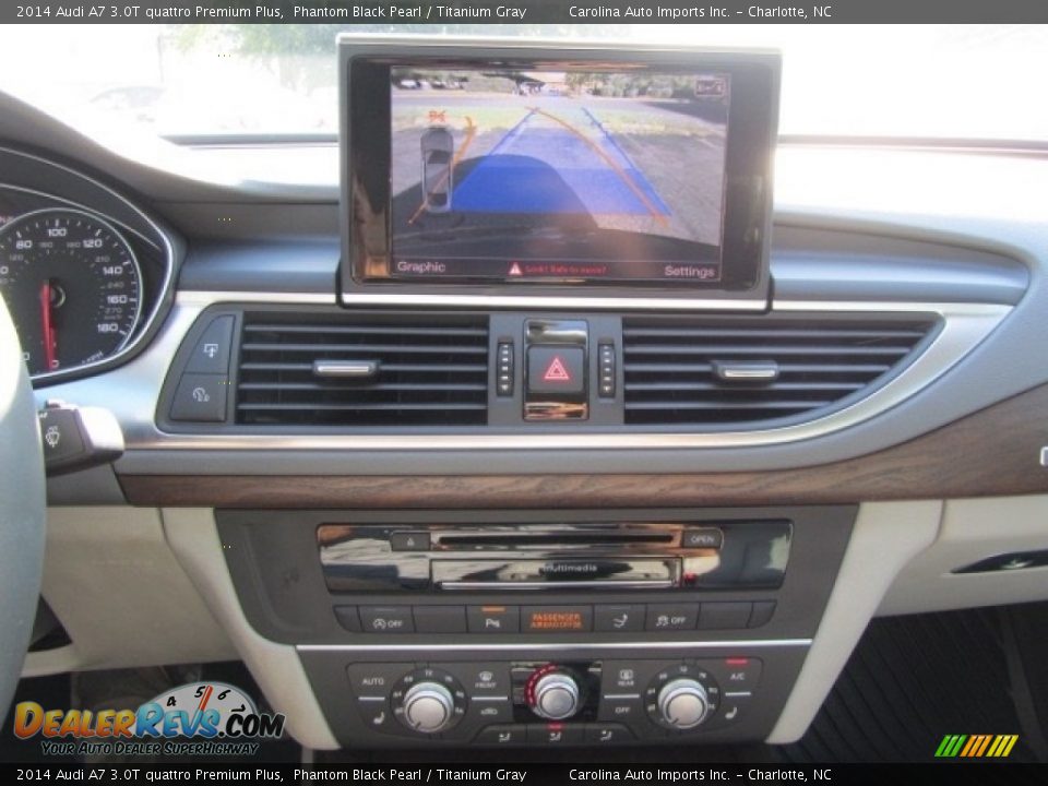 2014 Audi A7 3.0T quattro Premium Plus Phantom Black Pearl / Titanium Gray Photo #15