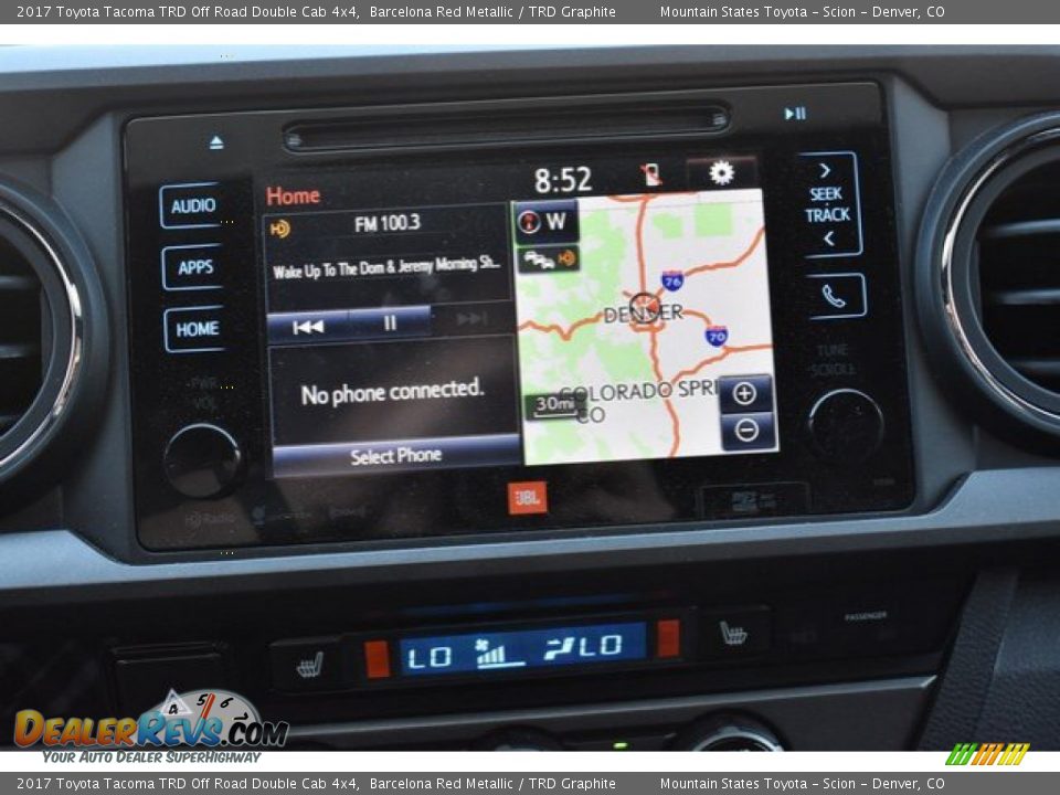 2017 Toyota Tacoma TRD Off Road Double Cab 4x4 Barcelona Red Metallic / TRD Graphite Photo #11