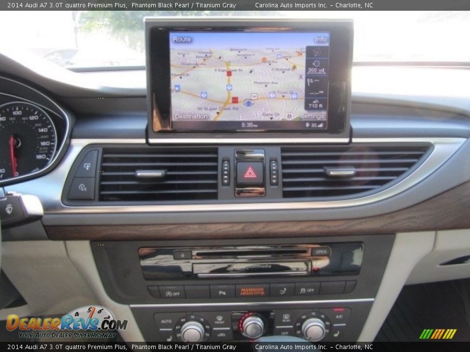 2014 Audi A7 3.0T quattro Premium Plus Phantom Black Pearl / Titanium Gray Photo #16