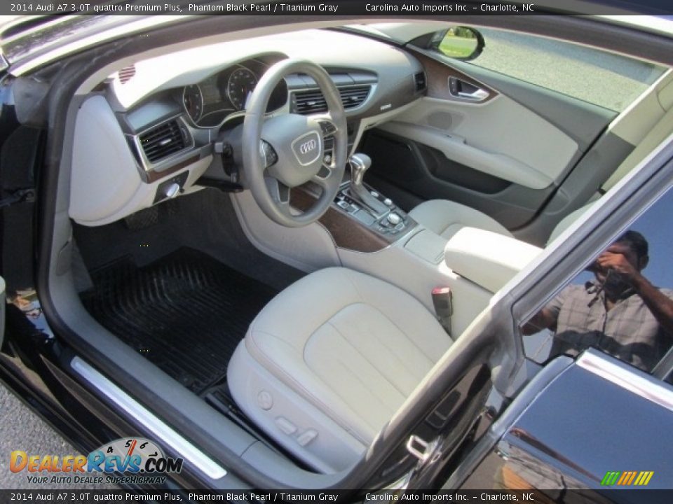 2014 Audi A7 3.0T quattro Premium Plus Phantom Black Pearl / Titanium Gray Photo #17