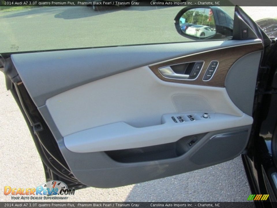 2014 Audi A7 3.0T quattro Premium Plus Phantom Black Pearl / Titanium Gray Photo #18