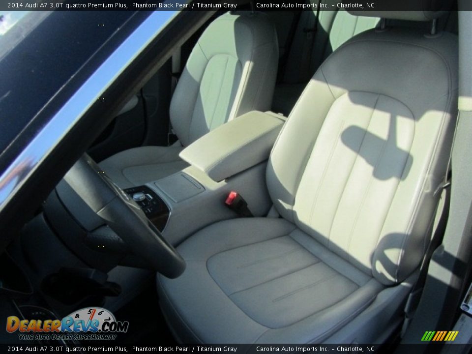 2014 Audi A7 3.0T quattro Premium Plus Phantom Black Pearl / Titanium Gray Photo #19