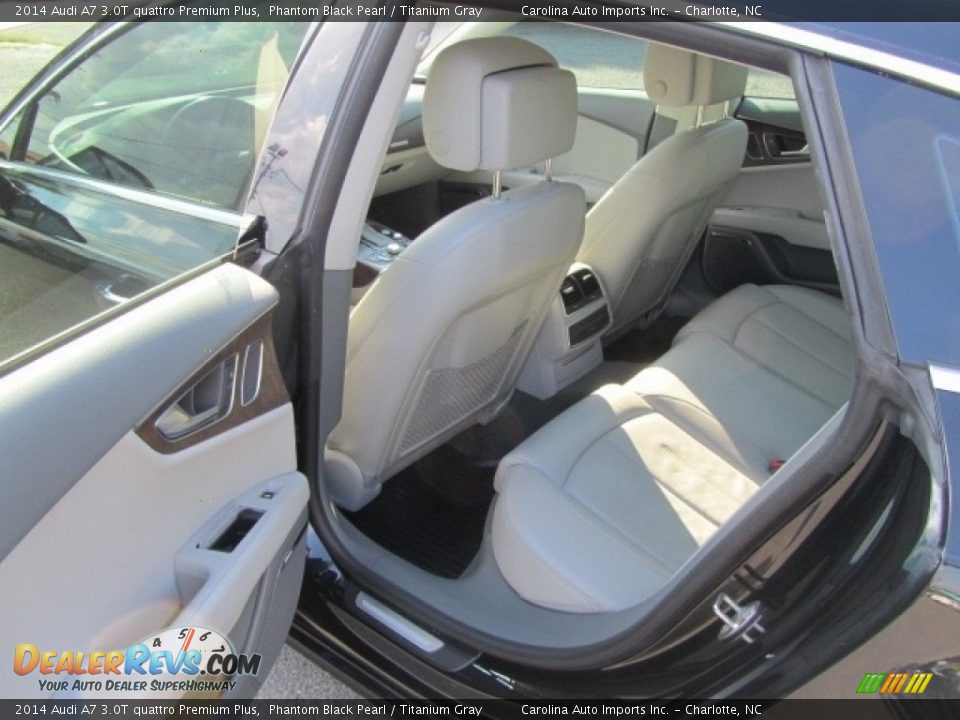 2014 Audi A7 3.0T quattro Premium Plus Phantom Black Pearl / Titanium Gray Photo #20