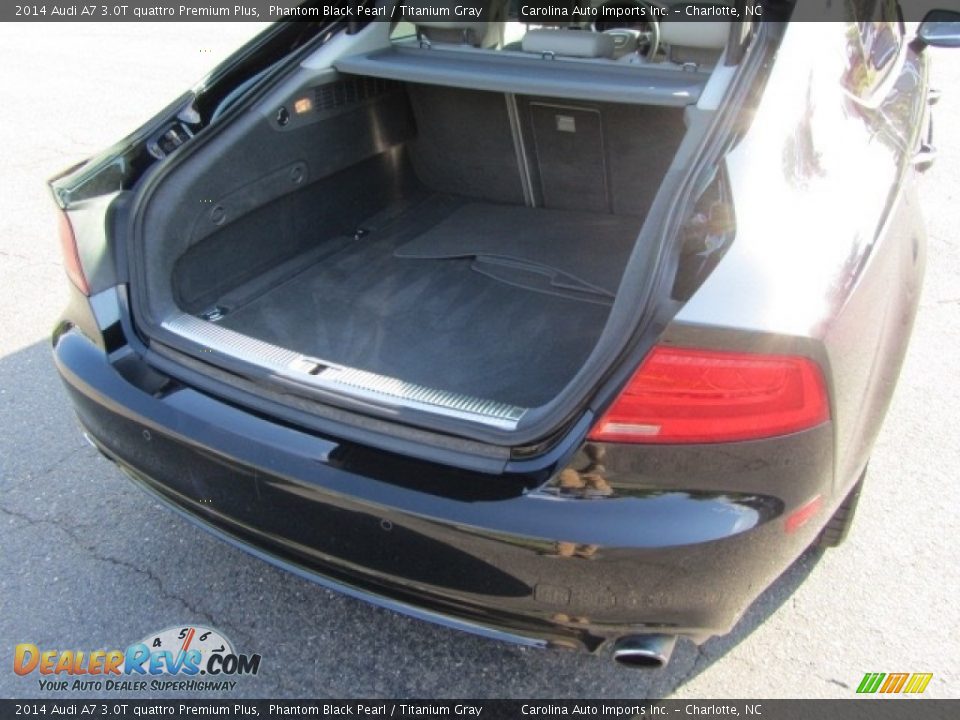 2014 Audi A7 3.0T quattro Premium Plus Phantom Black Pearl / Titanium Gray Photo #21
