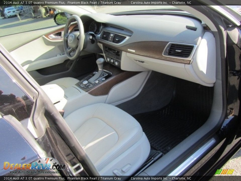 2014 Audi A7 3.0T quattro Premium Plus Phantom Black Pearl / Titanium Gray Photo #22