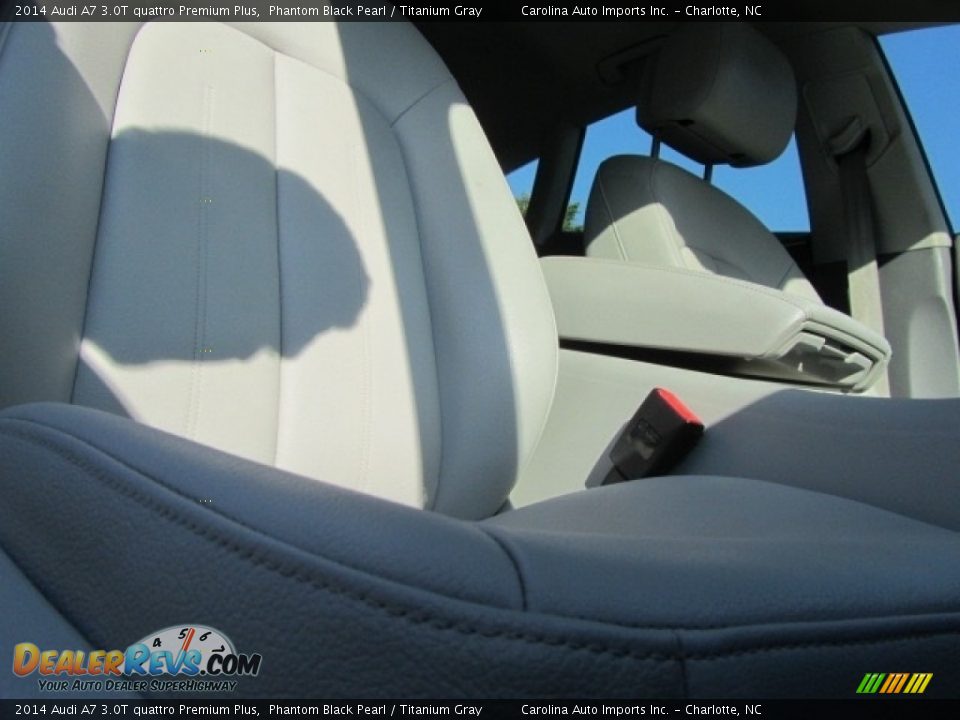 2014 Audi A7 3.0T quattro Premium Plus Phantom Black Pearl / Titanium Gray Photo #23