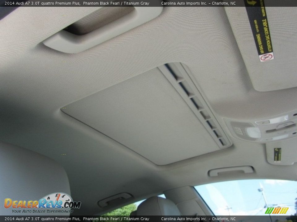 2014 Audi A7 3.0T quattro Premium Plus Phantom Black Pearl / Titanium Gray Photo #24