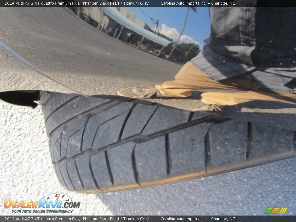 2014 Audi A7 3.0T quattro Premium Plus Phantom Black Pearl / Titanium Gray Photo #27