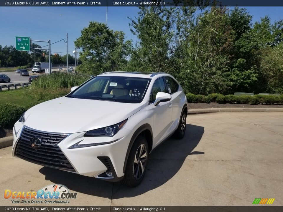 2020 Lexus NX 300 AWD Eminent White Pearl / Creme Photo #1