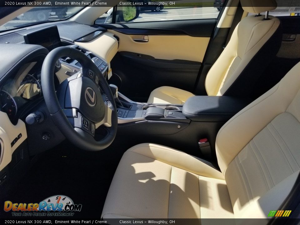 2020 Lexus NX 300 AWD Eminent White Pearl / Creme Photo #2