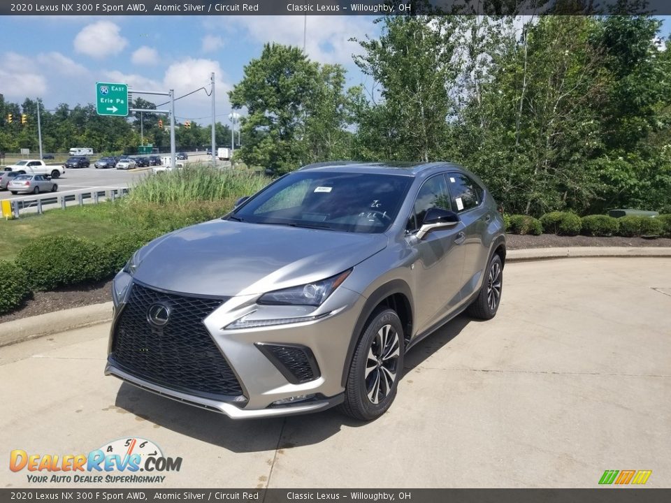 2020 Lexus NX 300 F Sport AWD Atomic Silver / Circuit Red Photo #1