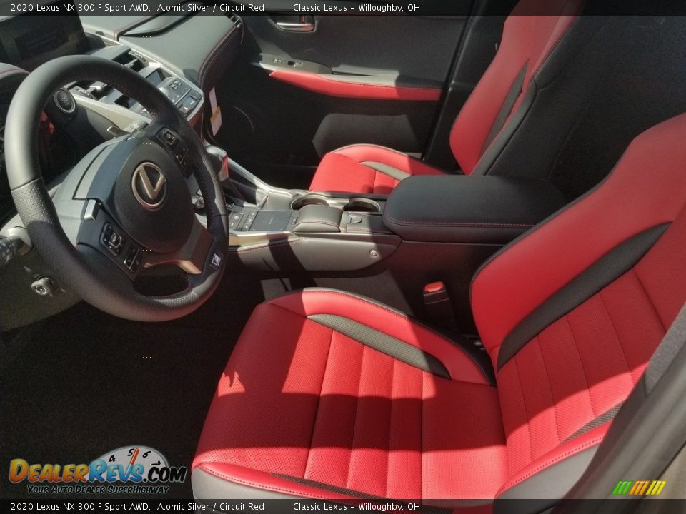 2020 Lexus NX 300 F Sport AWD Atomic Silver / Circuit Red Photo #2
