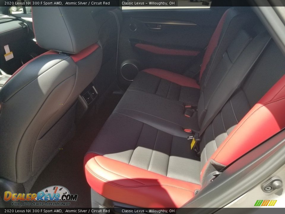 2020 Lexus NX 300 F Sport AWD Atomic Silver / Circuit Red Photo #3