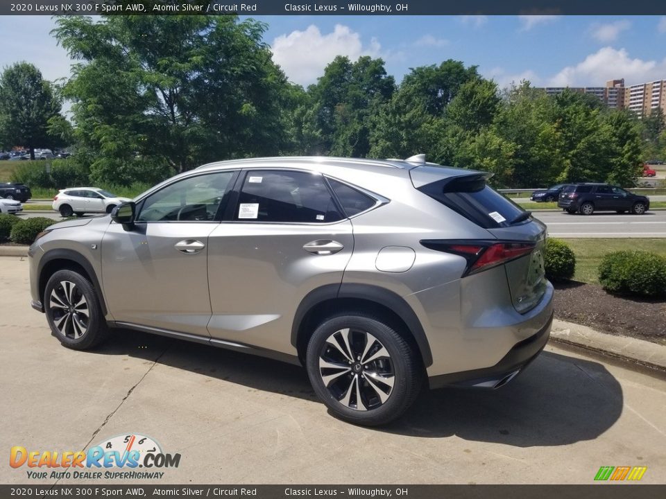 2020 Lexus NX 300 F Sport AWD Atomic Silver / Circuit Red Photo #4