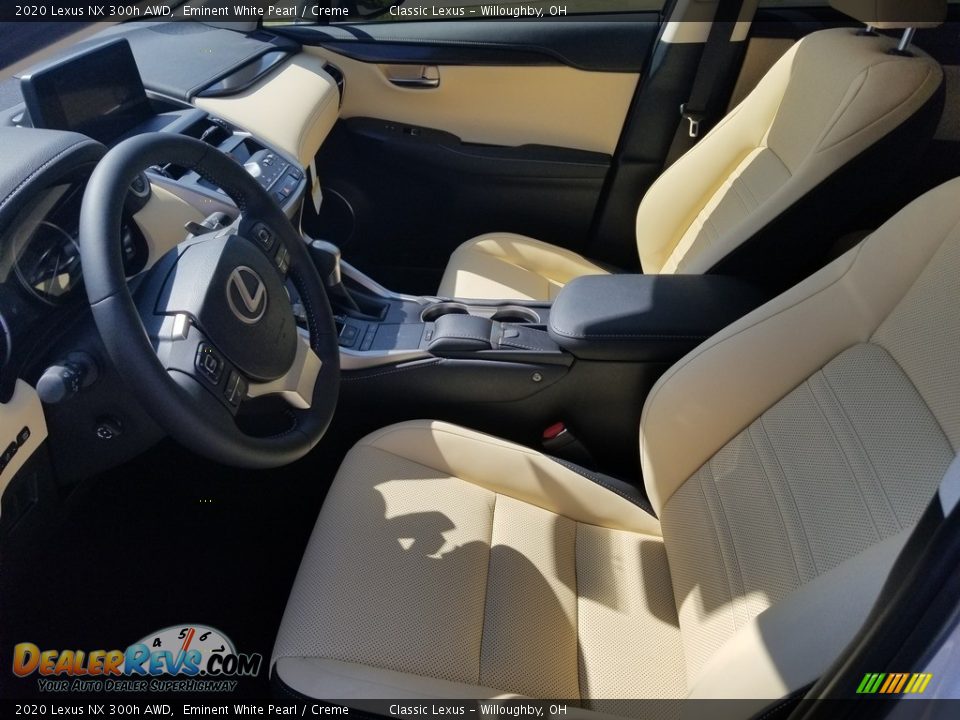 2020 Lexus NX 300h AWD Eminent White Pearl / Creme Photo #2