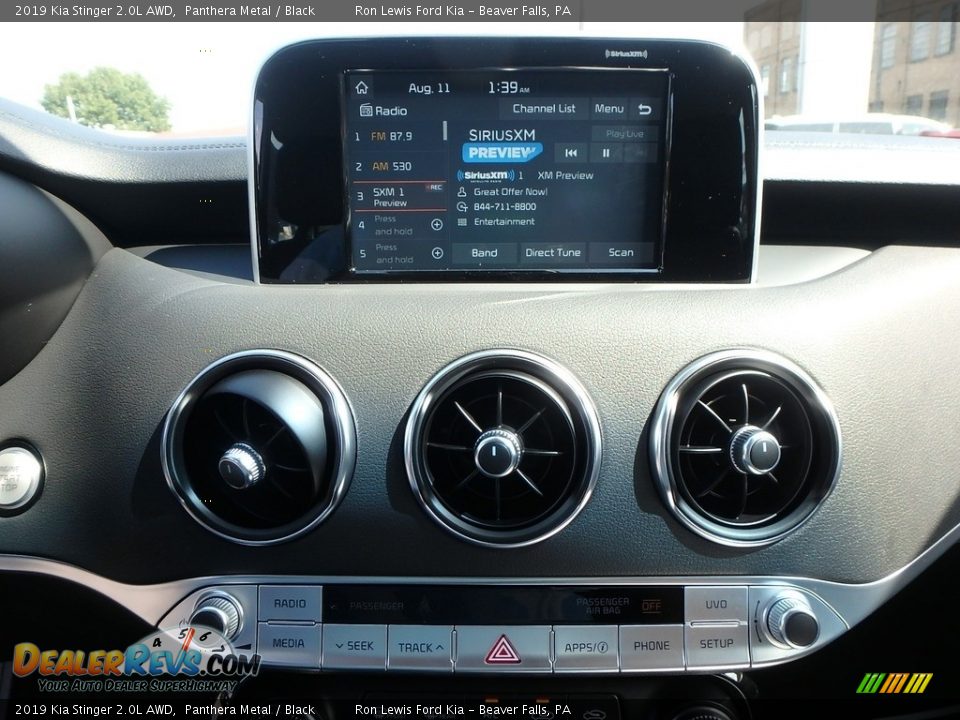 2019 Kia Stinger 2.0L AWD Panthera Metal / Black Photo #19