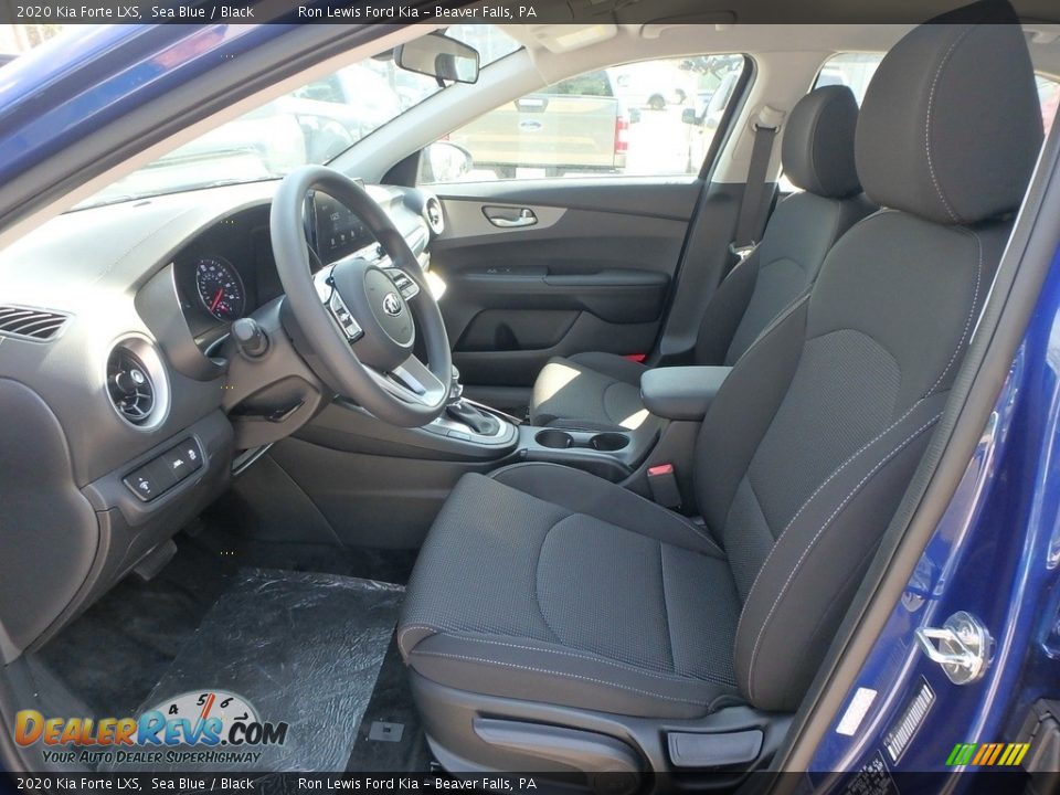 Black Interior - 2020 Kia Forte LXS Photo #12