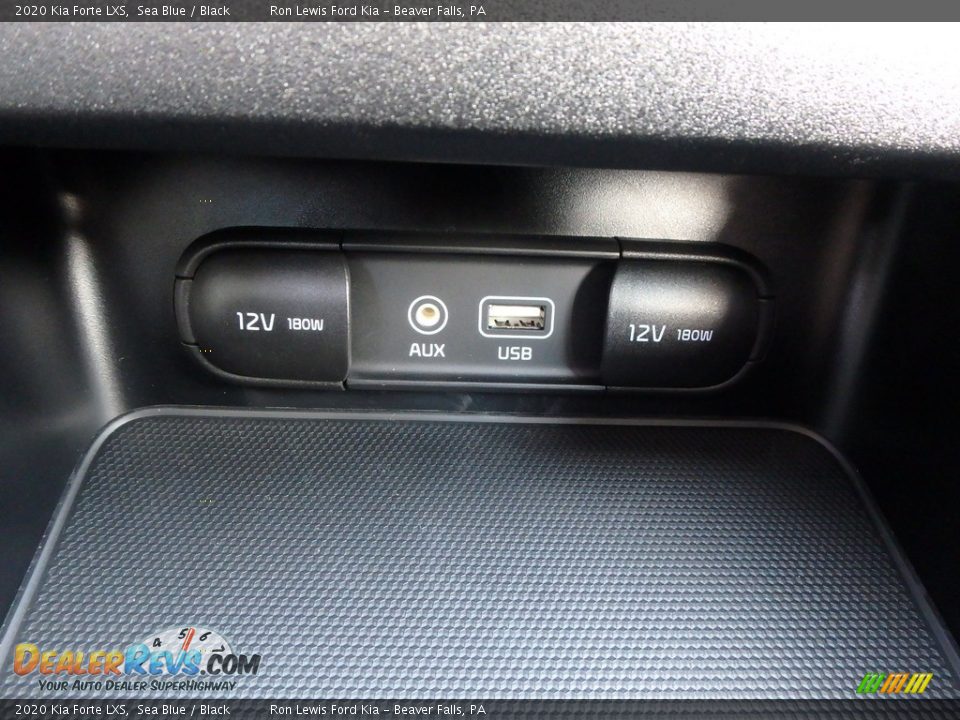 2020 Kia Forte LXS Sea Blue / Black Photo #20