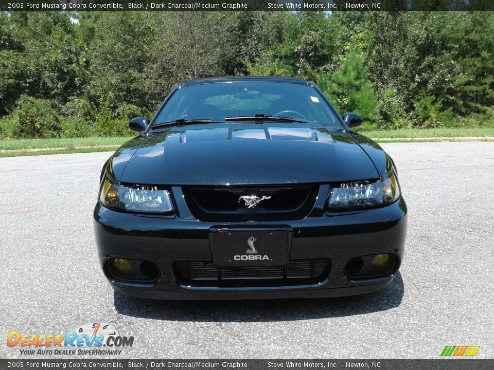 2003 Ford Mustang Cobra Convertible Black / Dark Charcoal/Medium Graphite Photo #4