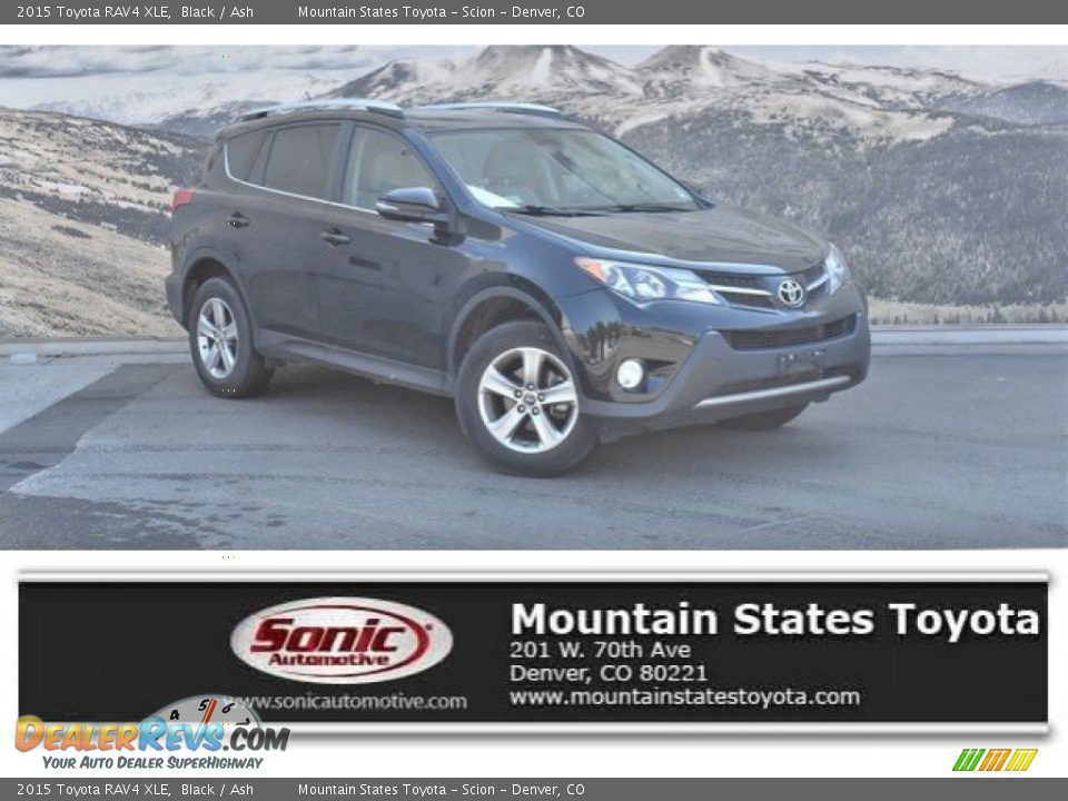 2015 Toyota RAV4 XLE Black / Ash Photo #1