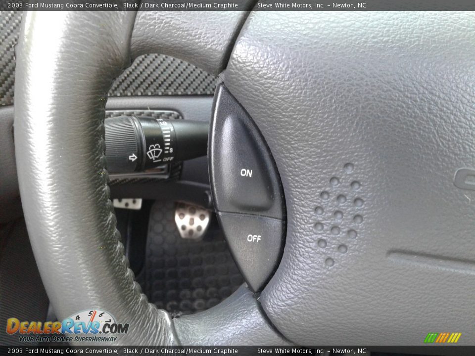 2003 Ford Mustang Cobra Convertible Steering Wheel Photo #17