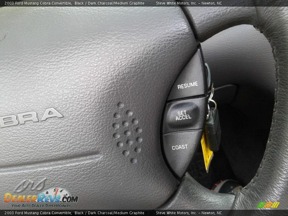 2003 Ford Mustang Cobra Convertible Steering Wheel Photo #18
