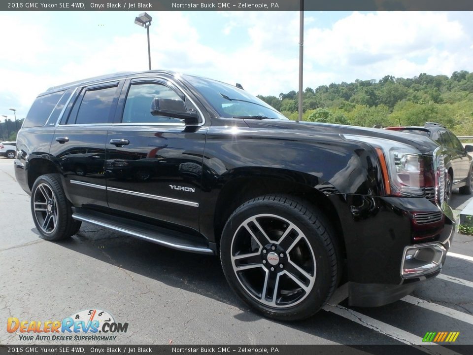 2016 GMC Yukon SLE 4WD Onyx Black / Jet Black Photo #4